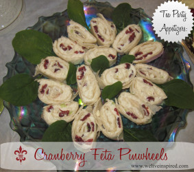 Cranberry and Cheese Pinwheels