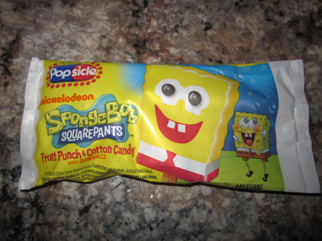 spongebob popsicle toy vinyl